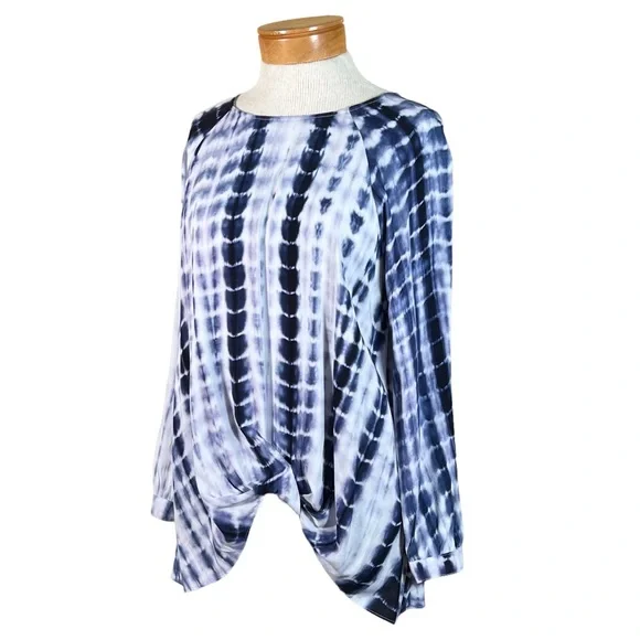 Karen Kane Women’s Lightweight Long Sleeve Tie Dye Tunic Size Small - Picture 12 of 12
